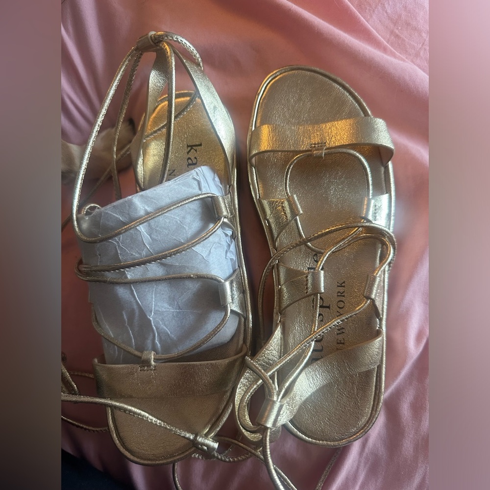 Kate Spade New York Serena Strappy Pale Gold 5.5